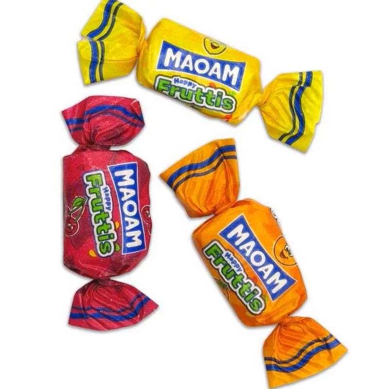 Haribo Maoam Happy Fruits 1000g | Storpakk med myke fruktkarameller