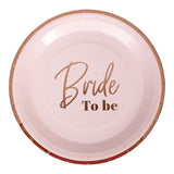 Bride to be papptallerken 8pk