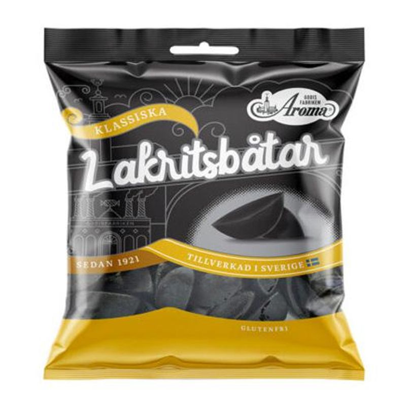 Aroma Licorice Boats 80g