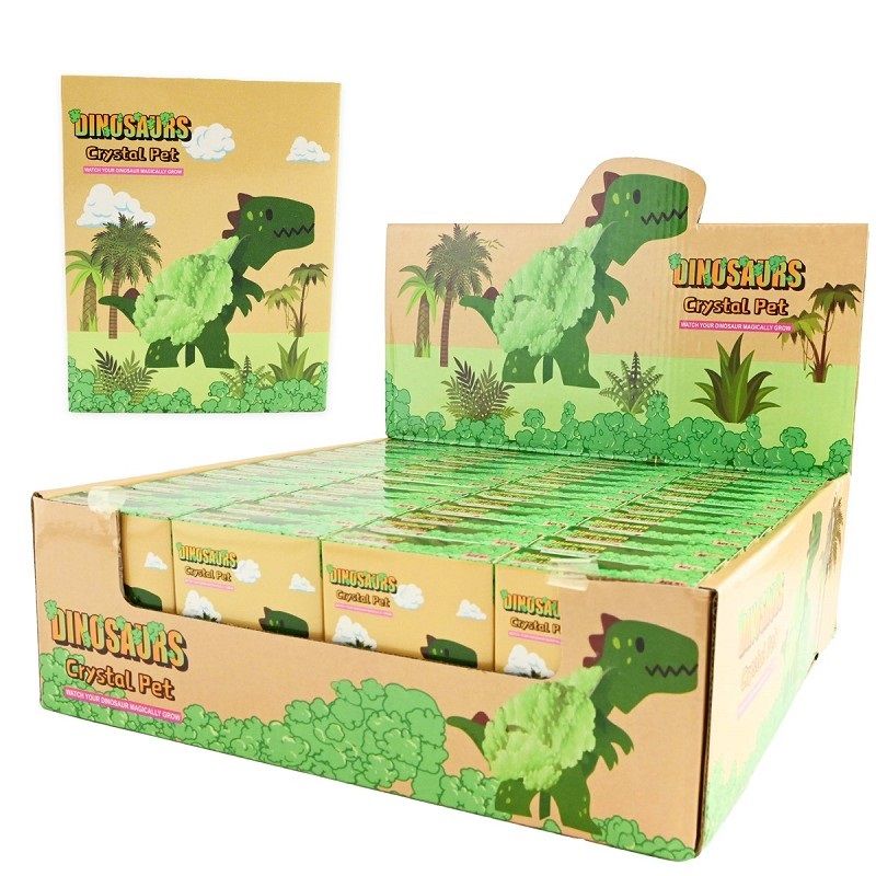 Magic Crystal Growing Dinosaur