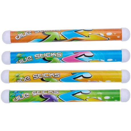 Diving sticks 4pk 21cm | Swimming training and water play