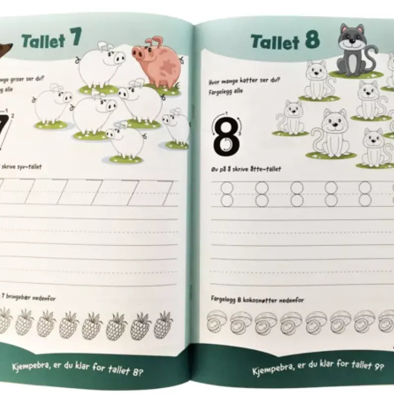 Activity book - I'm learning the numbers
