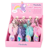 Martinelia mini hairbrush &amp; keychain tassel
