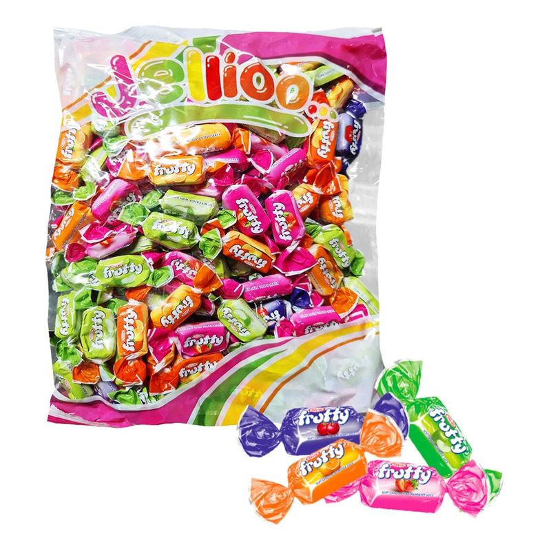 Tayas Frutty Fruktkaramell Miks Storpakning 1kg