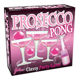Prosecco Pong | Party game with 12 glasses and pink balls
