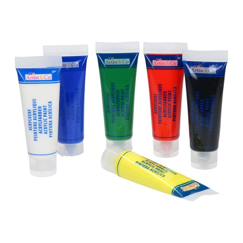 Artico Acrylic Paint Set 6x75ml | 6 Different Colors