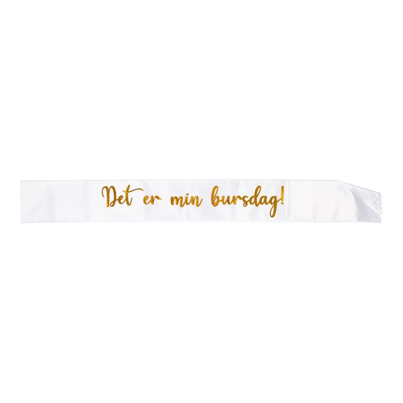 Ribbon with Gold Text | It's My Birthday