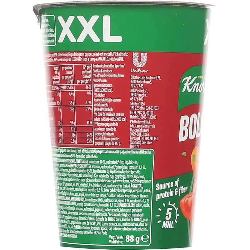 Knorr Snack Pot Bolognese XXL 88g