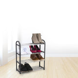 Alpina Shoe rack|8 pairs|4 shelves|50x18.5x57cm