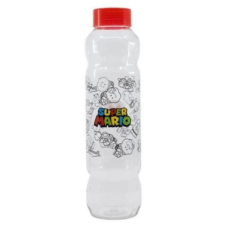 Super Mario drinking bottle 1200ml | Large BPA-free water bottle