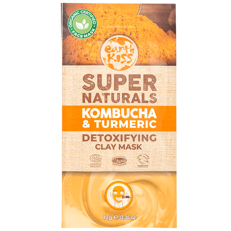 Earth Kiss Detoxifying Clay Mask Kombucha &amp; Turmeric 10g