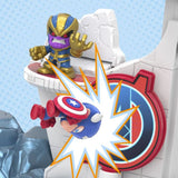 Marvel Stunt Squad Mini Playset - Captain America vs Thanos