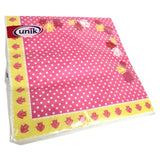 Servietter rosa prikker 20pk 3 - lags | 33x33cm