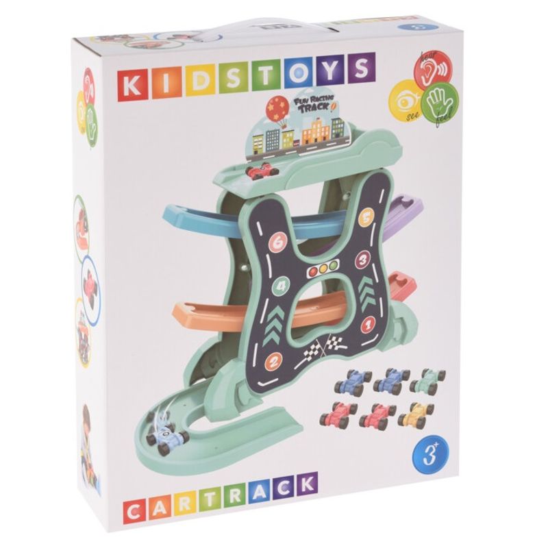Click Clack Playset With 6 Cars