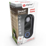 Alpina WiFi Doorbell with 1080p Camera - Full HD and Night