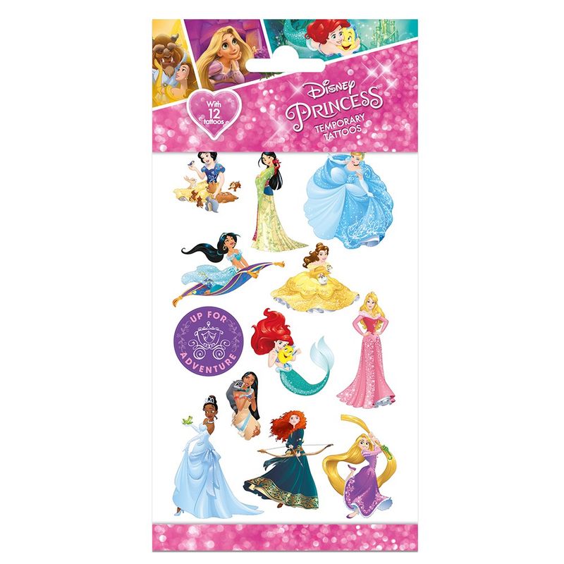 Disney Princess Temporary Tattoo 12 pcs