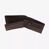 Wallet leather brown small