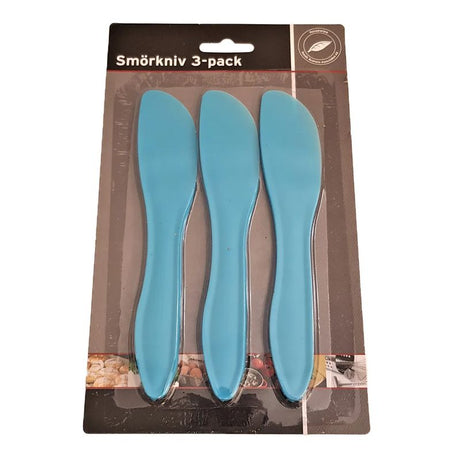 Smørkniver Plast 3pk 17cm