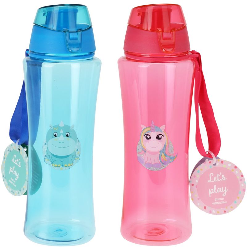 Sports bottle Unicorn or Dinosaur Design | 650 ml