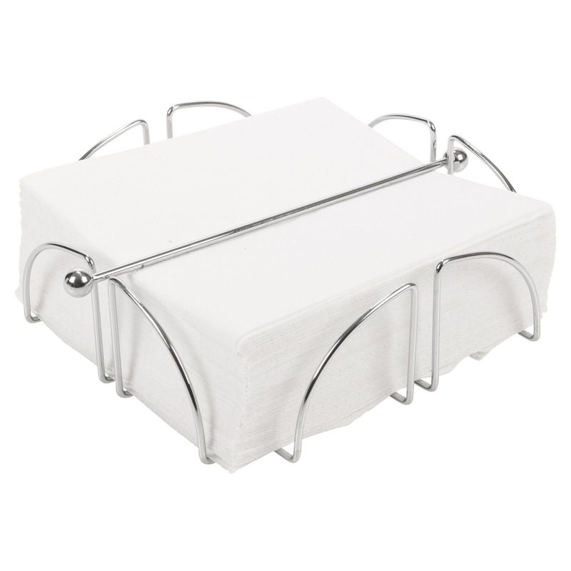 Serviettholder Krom Metall 19x19x6.5cm