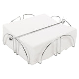 Serviettholder Krom Metall 19x19x6.5cm