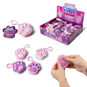 Fidget paw clicker | Stressleke nøkkelring