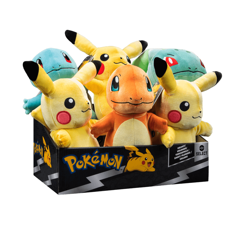 Pokemon Starter Teddy Bears in Velvet 20cm | 4 varieties