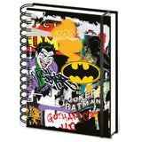 Batman notebook A5 | Spiral bound notebook with elastic band