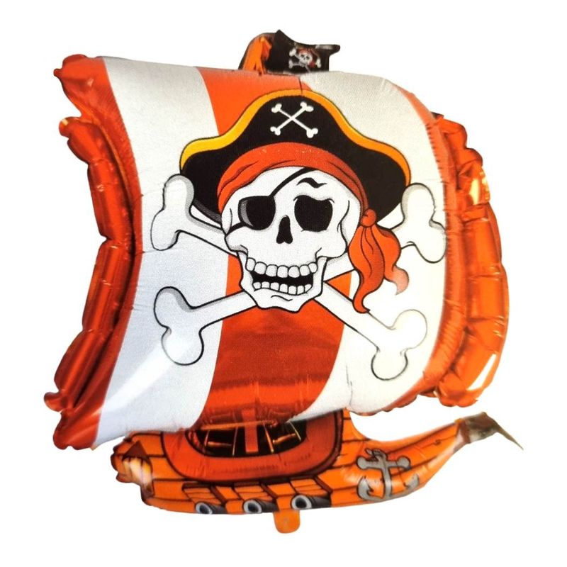 Foil balloon Pirate ship 67x53cm