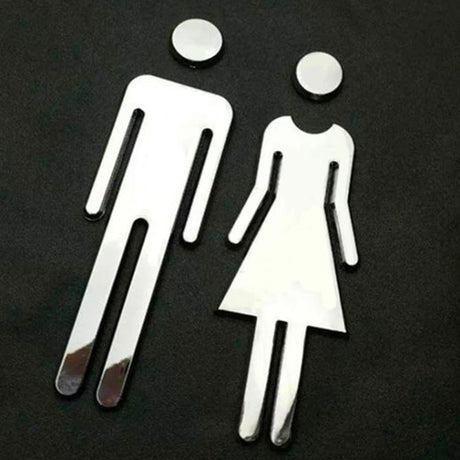 Toilet sign