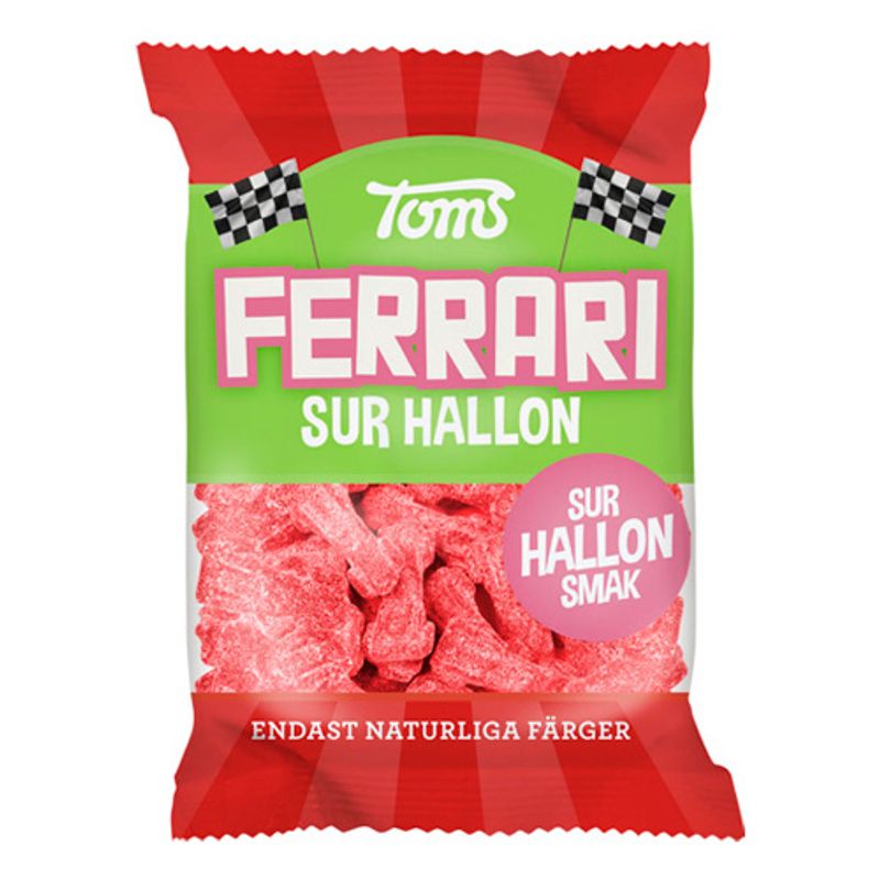 Toms Ferrari Sure Bringebær 120g