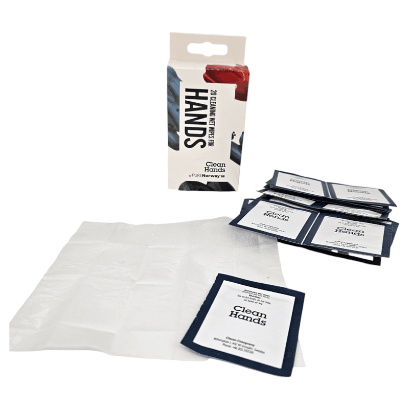 20pk Antibacterial Wet Wipes | PURENorway