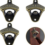 Bottle Opener - Wall Mount - Multiple Colors