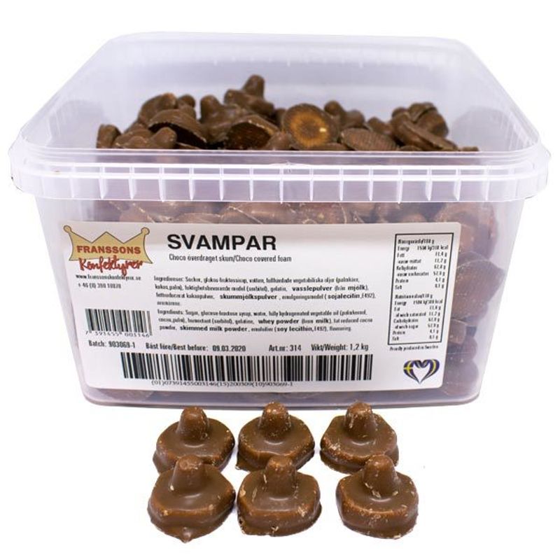 Franssons Sjokoladesopper 1,2kg | Storpakk