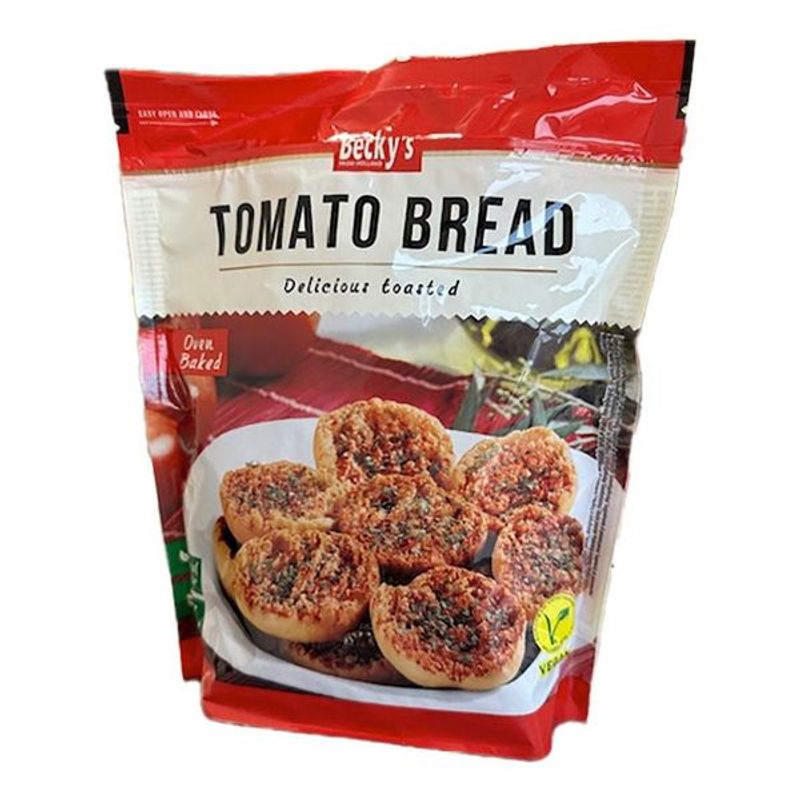 Oven-baked Tomato Bread 150g | Crispy toast with tomato and herbs | Vegan