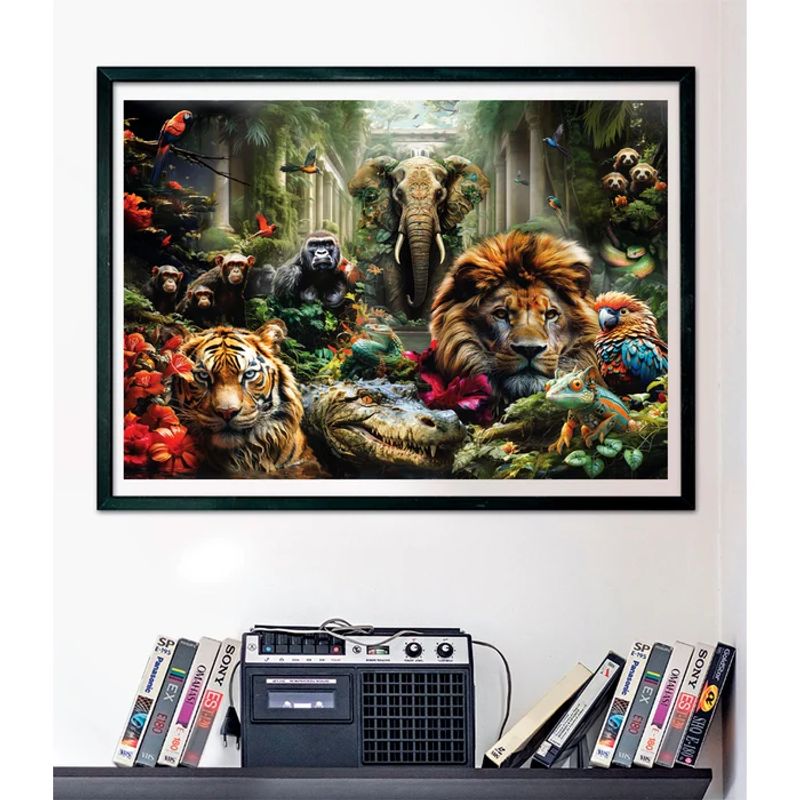 Clementoni Mystic Jungle puslespill 1000 brikker | 70x50cm