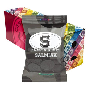 S - Merke Salmiak 18x70g | Storpakk