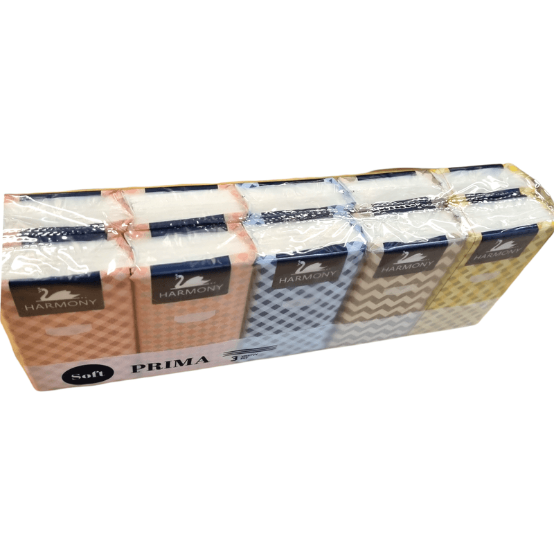 Harmony Soft Paper handkerchief 10pk