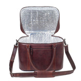 Cooler bag CAB Tylösand 36x29x26 cm Brown Leather
