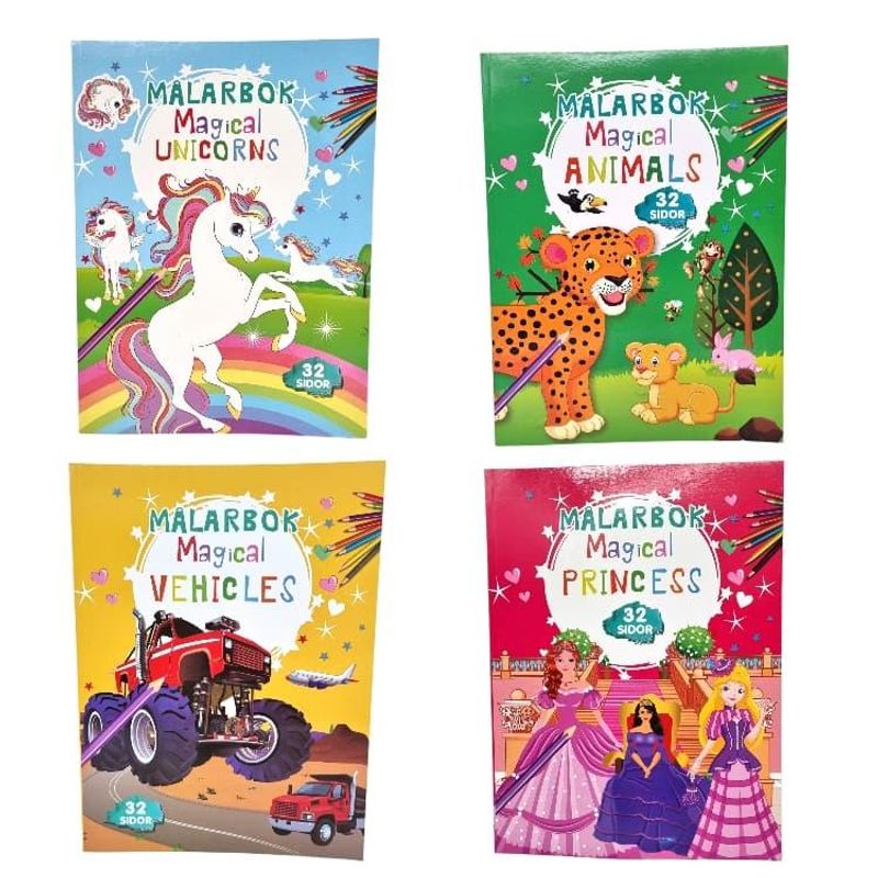 Various Magical Drawing Books 32 Pages