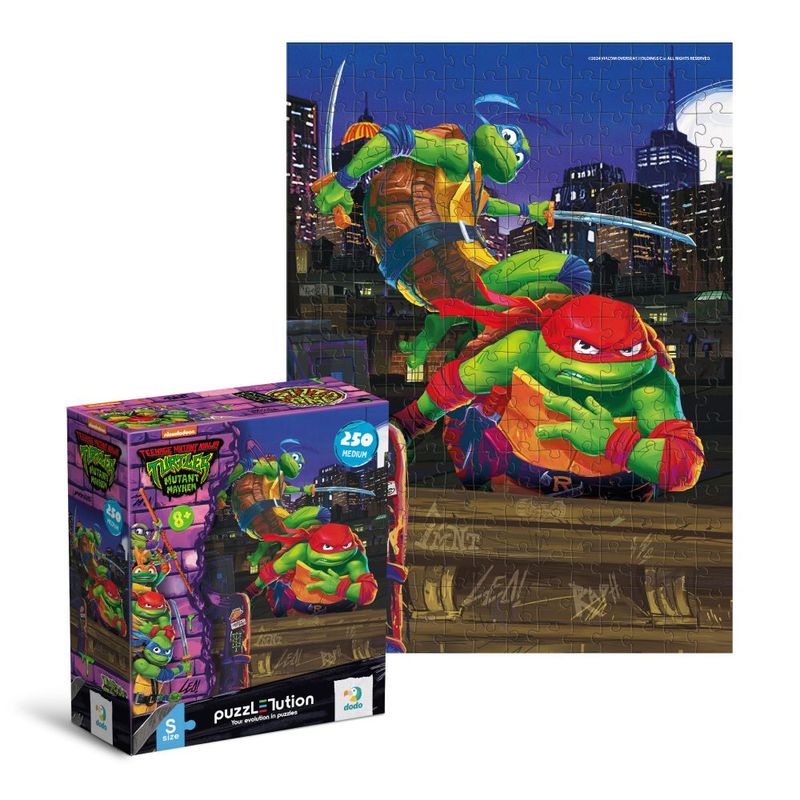 Ninja Turtles Puslespill 250 brikker | Leonardo & Raphael
