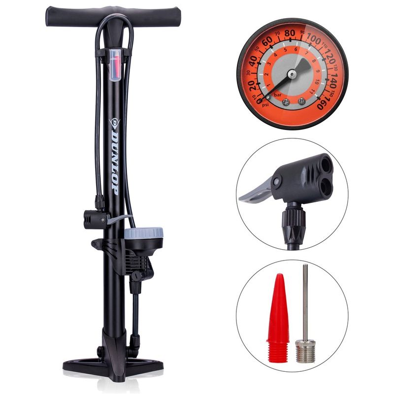 Dunlop Multi Sykkelpumpe 160psi/11bar