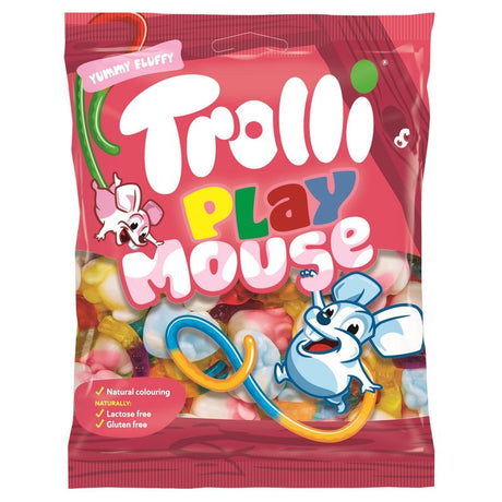 Trolli Playmouse 100g | Skumgodteri med vingummihale
