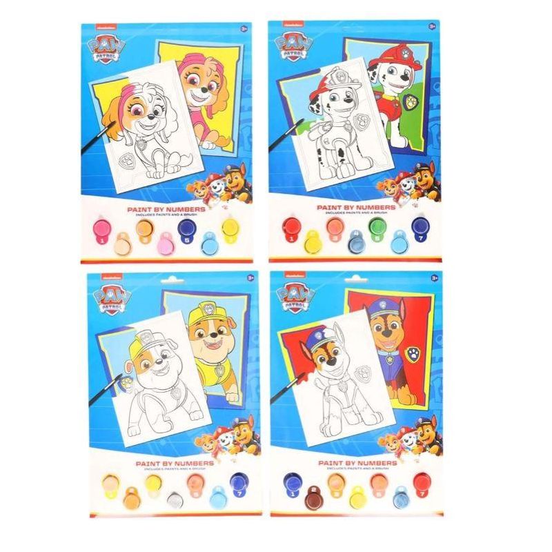 Paw Patrol Paint by Number | 4 variations