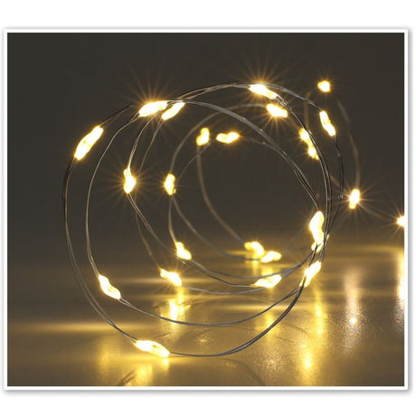Lyslenke 100 LED|Varm hvit|6t Timer