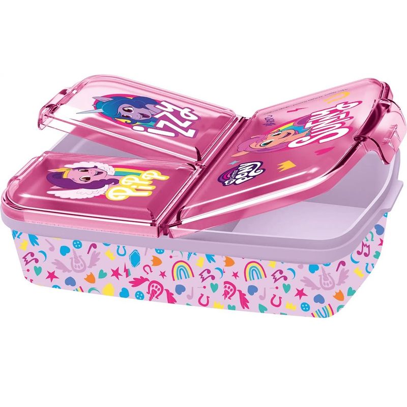 My Little Pony matboks med 3 rom rosa