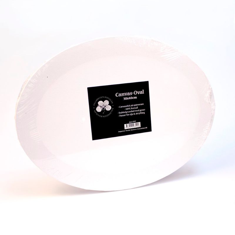 Canvas Oval 30x40cm