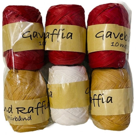 Gavebånd Raffia Papir 6x10m