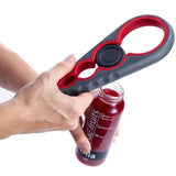 Multi-opener for screw caps