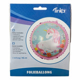 Tinka Foil Balloon Unicorn 46 cm round